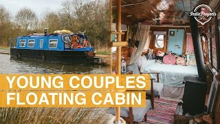 Tiny House Boat Tour  English Narrowboat [upl. by William244]