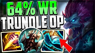 NEW TRUNDLE JUNGLE BUILD IS NOT FAIR 64 WR BUILD Trundle Guide Season 13 League of Legends [upl. by Artek]