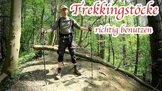 Trekkingstöcke richtig benutzen [upl. by Eiboh]