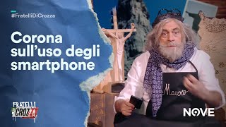 Crozza Corona sui giovani e gli smartphone quotCome viviamo Anche lamore oggi diventa virtualequot [upl. by Lantz60]