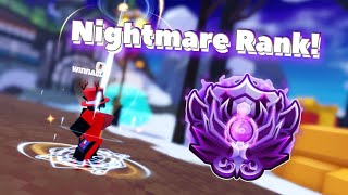 I Got NIGHTMARE RANK In RANKED Roblox Bedwars [upl. by Manup]