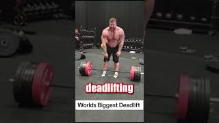 3 Time Worlds Strongest Man Deadlifts with One Hand [upl. by Yelrahs]