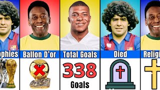 Comparison Mbappe vs Pele vs Maradona [upl. by Javed]