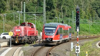 DB BR 6432 Talent  RB20 die Euregiobahn  Stolberg Rheinland Hbf Gl 27  2IX2024 [upl. by Anivek]