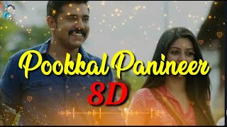 Action Hero BijuPookkal panineer Pookkal 8D Audio Song  Nivin Pauly  Malayalam 2017 [upl. by Nevetse689]