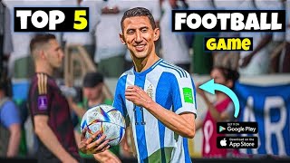 সেরা পাঁচটি ফুটবল গেম। Top 5 best high graphics football game for Android [upl. by Eelnayr]