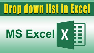 How to create drop down list in Excel [upl. by Holmes]