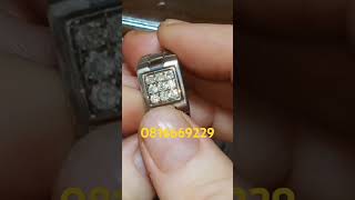 Natural Diamond memo WGL 045 crt Rperak Hmade murah cuss wa [upl. by Anifares]