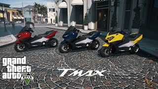 2023 Tmax 560  Gta 5 mods [upl. by Helbona]