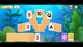 Undersea Solitaire Tripeaks by Plarium Global  free card game for Android and iOS  gameplay [upl. by Neesay]