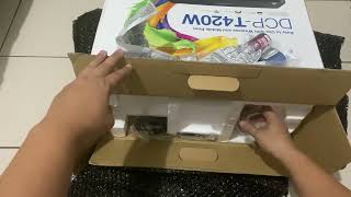 Unboxing Brother Printer DCPT420W [upl. by Raclima]