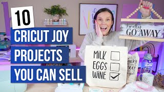 Top 10 Cricut Joy Projects That Will Sell Like Hotcakes [upl. by Bronez305]