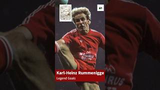 KarlHeinz Rummenigge Legend Goal Bayern Munchen [upl. by Gildus]