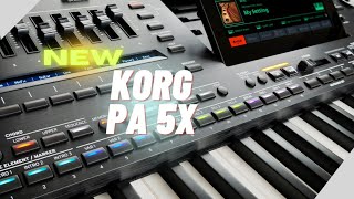 New Korg PA5X Arranger Keyboard [upl. by Lysander]