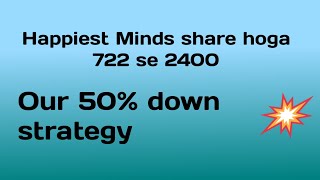 Happiest Minds share latest news  Happiest Minds Technologies share price next target [upl. by Yeclehc730]