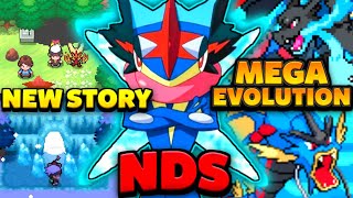 Pokemon NDS Rom Hack 2023 With Mega Evolution New Story Gen 16 amp Much More [upl. by Hoxie]