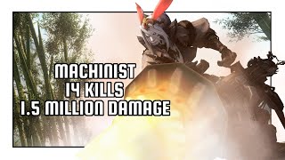 645 Machinist PVP Bringing Huge Value To Every Team Fight FFXIV [upl. by Ailido]