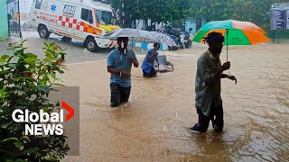 Cyclone Michaung At least 4 dead as tropical storm approaches floods south India [upl. by Victoir]