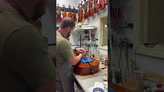 Luthier WorkshopJohns Violin Company [upl. by Irianat]