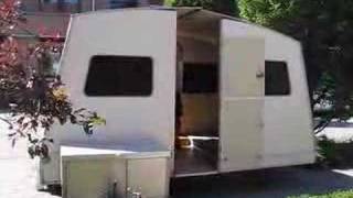 Rapido folding caravan setup [upl. by Enerod]