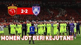 FULL TIME SHANGHAI PORT VS JDT 22 ARIF AIMAN CETAK BRACE DAN BERIKAN KEJUTAN [upl. by Yruoc787]