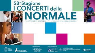 Presentazione LVIII Stagione de I Concerti della Normale  24 settembre 2024 [upl. by Jeremiah]