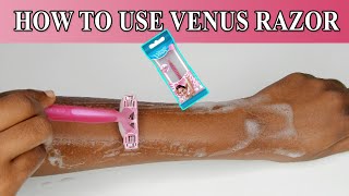 How To Use Gillette Venus Razor  Easy hair removal with Razor [upl. by Nunes]