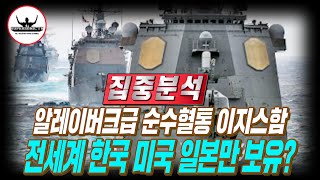 최강 이지스함의 오리지널 순수혈통은 단 3개국 한미일만 건조 보유한다는 사실 [upl. by Attej]