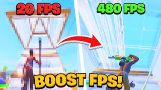 Jak ZWIĘKSZYĆ FPS W SEZONIE 1 ROZDZIALE 5 FORTNITE 360 FPS i 0 Delay [upl. by Pape]