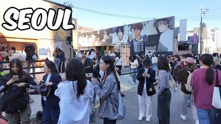 Seongsudong Cafe Street Walking Tour Seoul City Korea 4k City Tour [upl. by Eremihc]