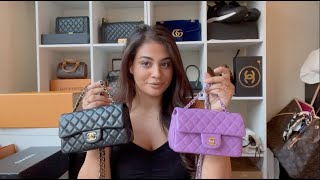 CHANEL MINI CLASSIC FLAP REAL VS REPLICA [upl. by Lorianne]