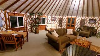 Look Inside A 30Foot Pacific Yurt [upl. by Radborne]