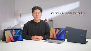 ASUS Vivobook S 14 Flip OLED TP3402TN3402  Feature Review [upl. by Aenert295]