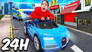 KLEINER JUNGE überlebt 24 STUNDEN im MINI BUGATTI 😱 [upl. by Saree]