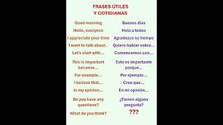 Inglés práctico desde 0 english phrases [upl. by Stutsman]