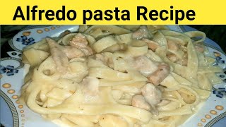 Alfredo pasta recipe Resturent style Alfredo pasta babafoodrrc [upl. by Egin848]