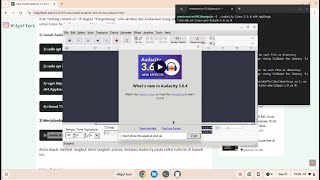 How to Install Audacity 364 On Chromebook [upl. by Ardnohsal]