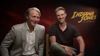 Mads Mikkelsen on Harrison Ford quotHes also annoyingquot  Interview Indiana Jones [upl. by Ryon]