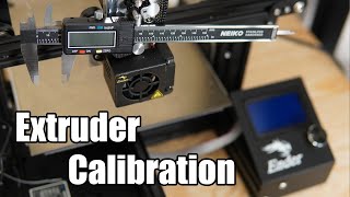 How To Calibrate Your 3D Printers Extruder Esteps Ender 3 [upl. by Eledoya]