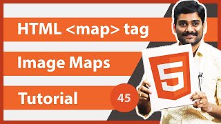 HTML map Tag  Image map  HTML Tutorial 45 🚀 [upl. by Polivy]