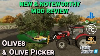 Olives  Olive Picker  Mod Review  Farming Simulator 22 [upl. by Trueblood]