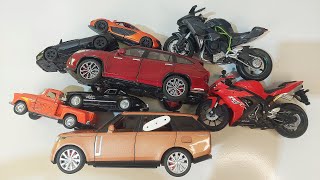 Comparison between Different Scale Model Cars and Bikes in term of Scale size 23  Diecast Model [upl. by Hsinam]