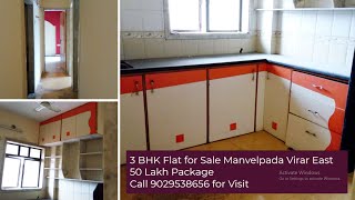 3 BHK Flat for sale Manvelpada Virar East Call 9029538656 for Visit [upl. by Ehrsam895]