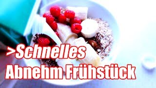 Schnelles Frühstück zum Abnehmen 1 Min Müsli [upl. by Adla611]