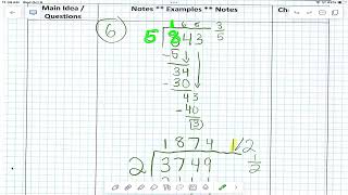 21 Dividing and Getting Mixed Numbers Coryell [upl. by Dumond]