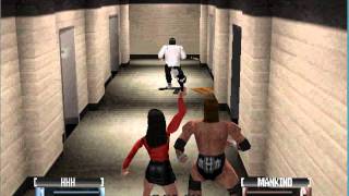 WWF No Mercy N64 Gameplay HHH Vs Mankind [upl. by Hnah844]