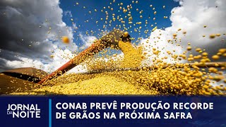 Produção de grãos deve bater recorde [upl. by Crispas]