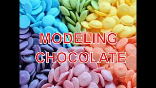 MODELING CHOCOLATE RECIPE  How To Make Modeling Chocolate [upl. by Oirottiv]