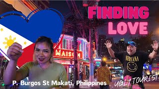 Is it possible to find love on P Burgos St in Makati Philippines filipina passportbros [upl. by Fennelly]