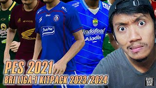 PES 2021 BRI LIGA 1 KITPACK 20232024 FOR T99 PATCH  PES 2021 MOD  PES 2021 PC GAMEPLAY [upl. by Silra]